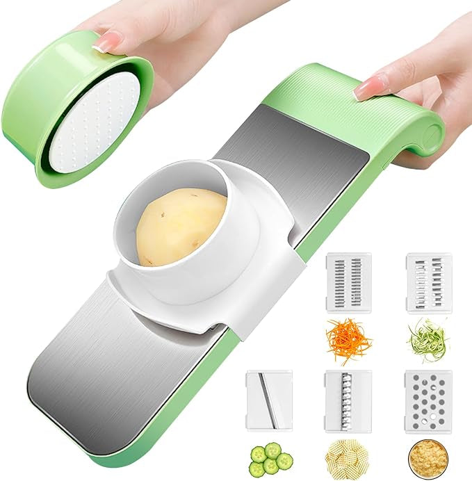 5 In 1 Mandolin Slicer Multi-Function Vegetable Cutter
