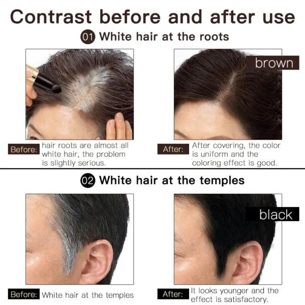 🔥 Magic Hair Dye Pen 😍 Instantly Modify Gray Hair Color
