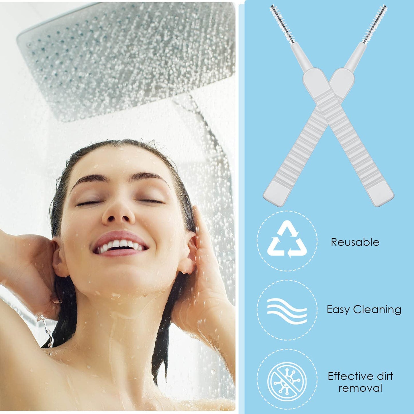 10 Pcs Mini Brush / Shower Cleaning Brush