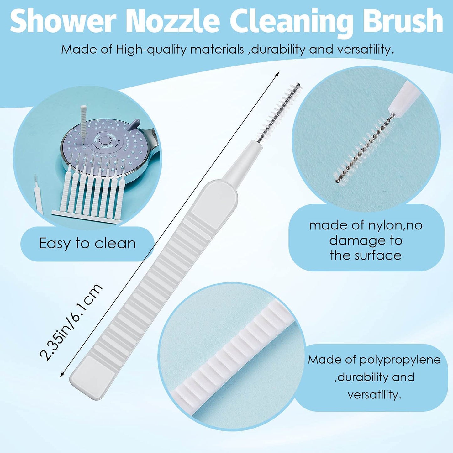 10 Pcs Mini Brush / Shower Cleaning Brush