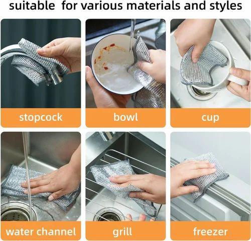 Scratch-free premium microfibre cleaning cloth (4 Pcs/ Set)