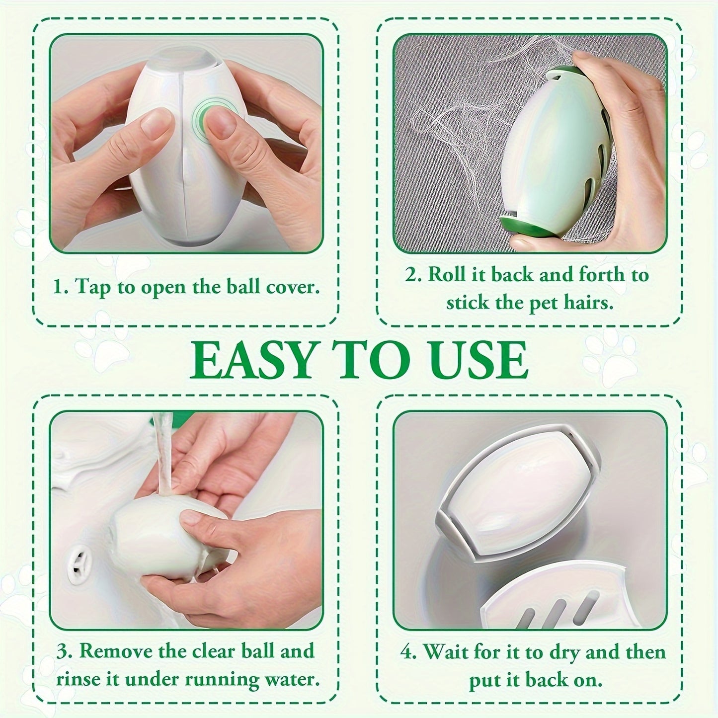 2 Pack Manual Lint Remover - Washable, Reusable Dust