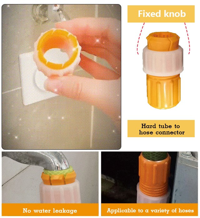 🛠 5 Pcs Multifunctional faucet connector 💦 Faucet quick adapter
